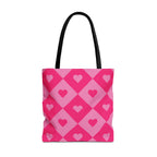 Heart Diamond Tote Bag