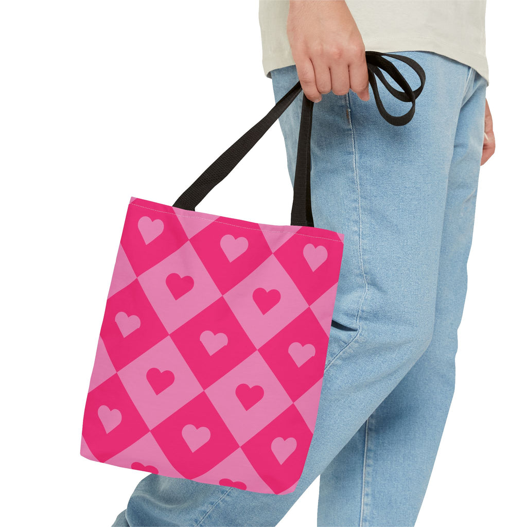 Heart Diamond Tote Bag