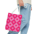 Heart Diamond Tote Bag