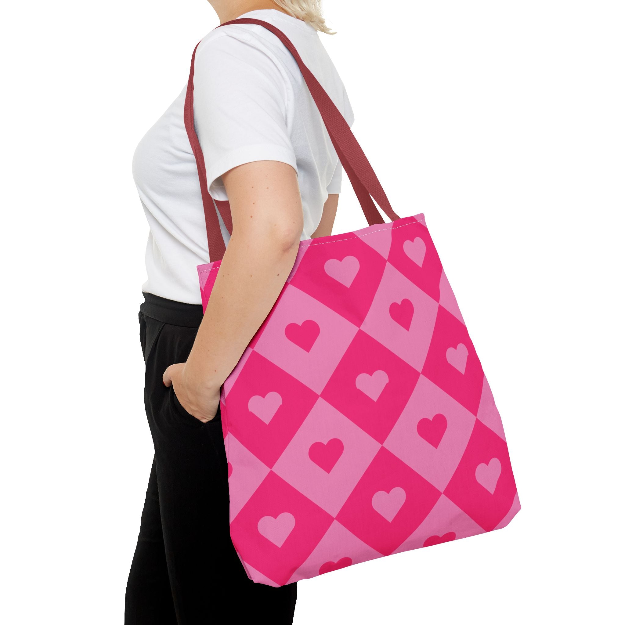 Heart Diamond Tote Bag