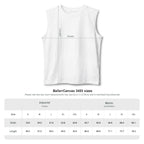 muscle tank with vintage gothic lettering reading ‘I Have a Cigarette in All 7 Holes’