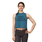 Happy, Horny & Union Strong Crop Top