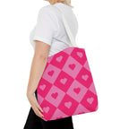 Heart Diamond Tote Bag