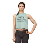 Happy, Horny & Union Strong Crop Top