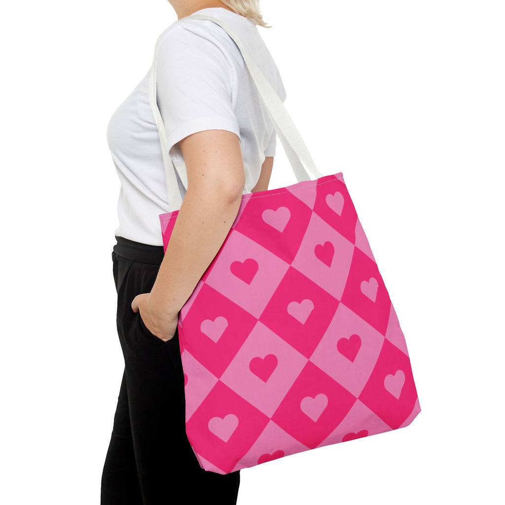 Heart Diamond Tote Bag