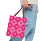 Heart Diamond Tote Bag