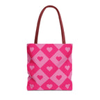 Heart Diamond Tote Bag