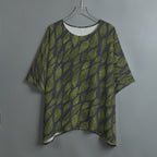 Leaf Drift Dark Bat Sleeve Shirt