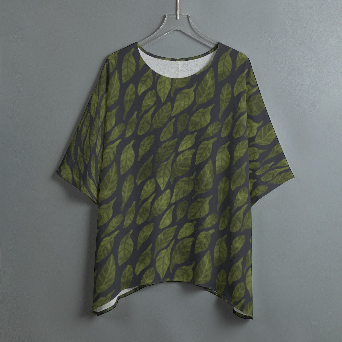 Leaf Drift Dark Bat Sleeve Shirt