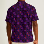 Winding Bloom in Velvet Hex Button Down Shirt