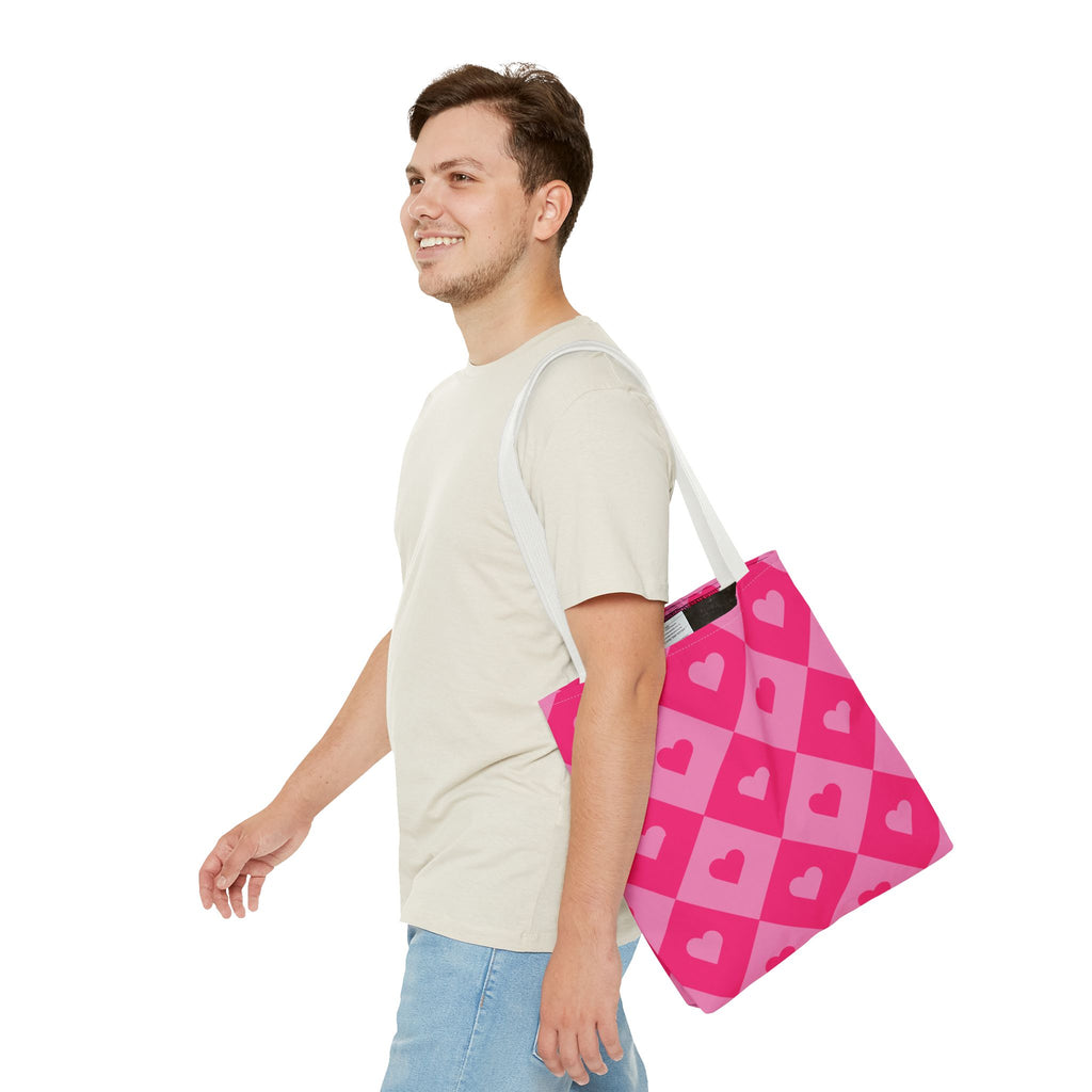 Heart Diamond Tote Bag
