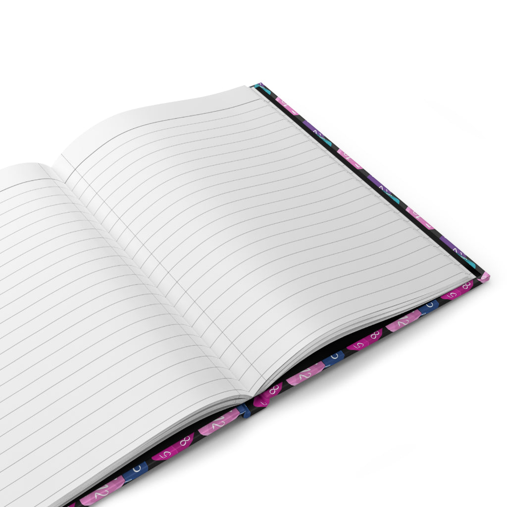 Polyhedral Dice Hardcover Journal