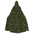 Leaf Drift Dark Hooded Cloak