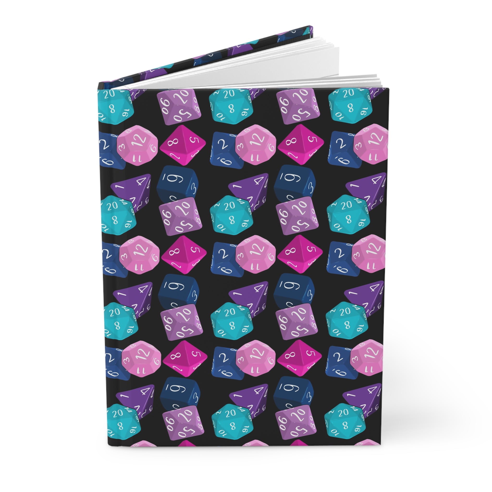 Polyhedral Dice Hardcover Journal
