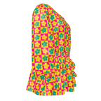 Groovy Flowers Smocked Shirt