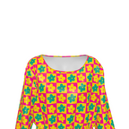 Groovy Flowers Smocked Shirt