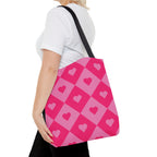 Heart Diamond Tote Bag