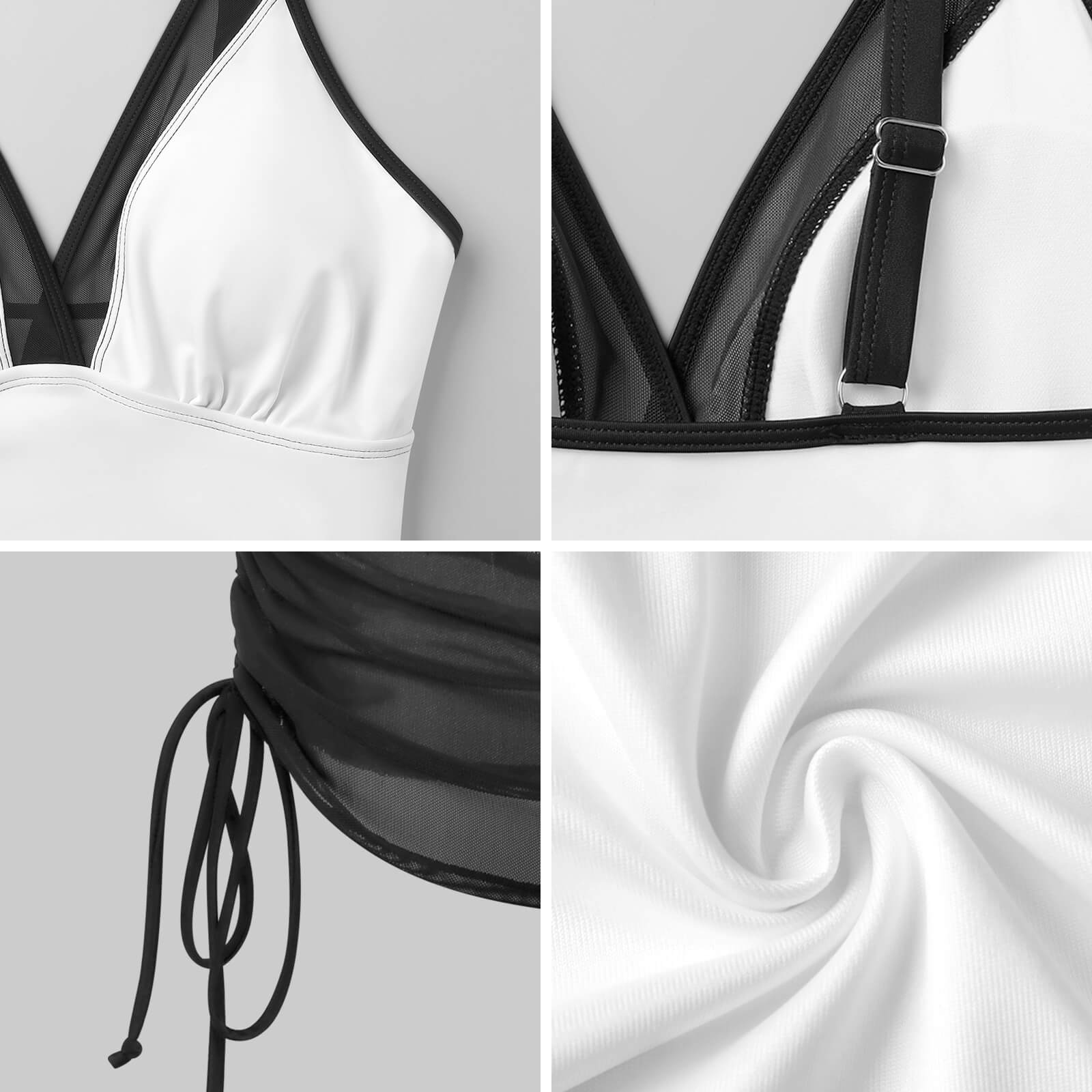 Midnight Longing One-Piece Swimsuit With Skirt