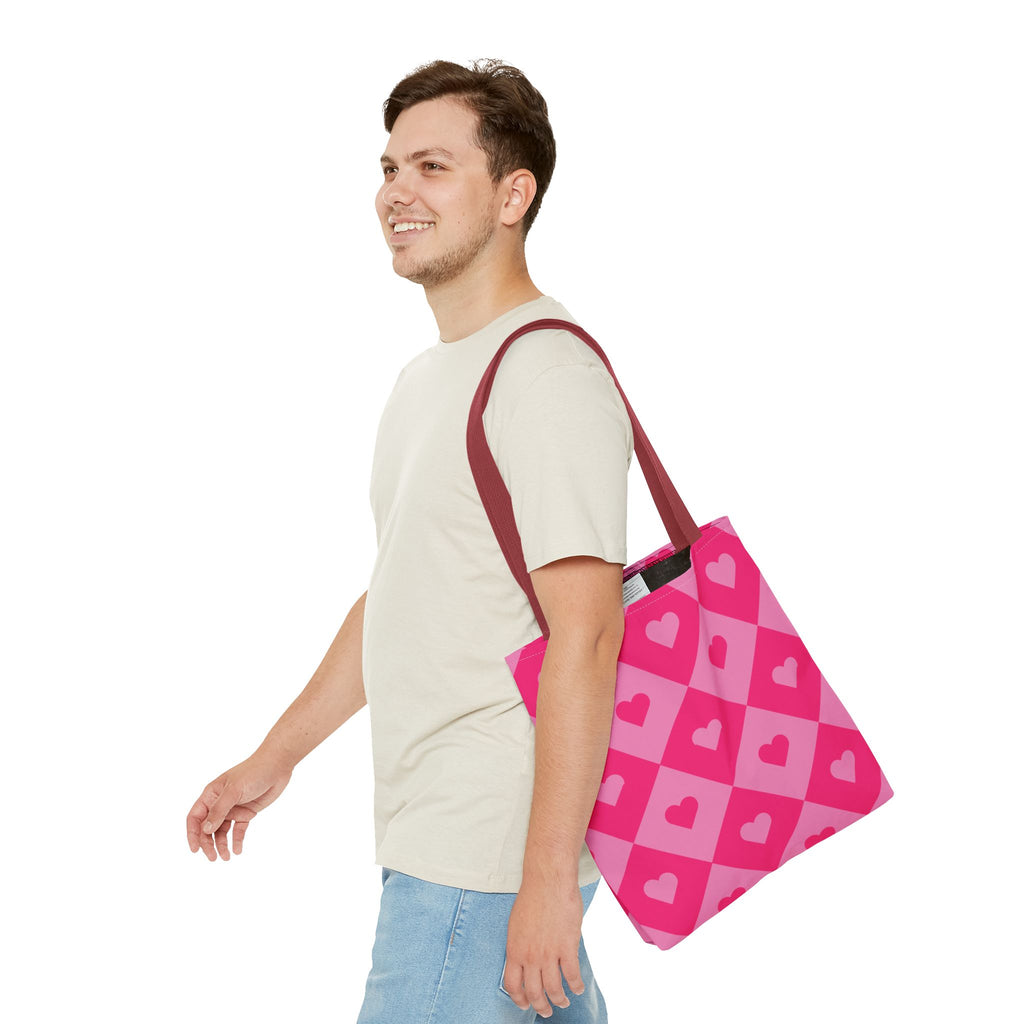 Heart Diamond Tote Bag
