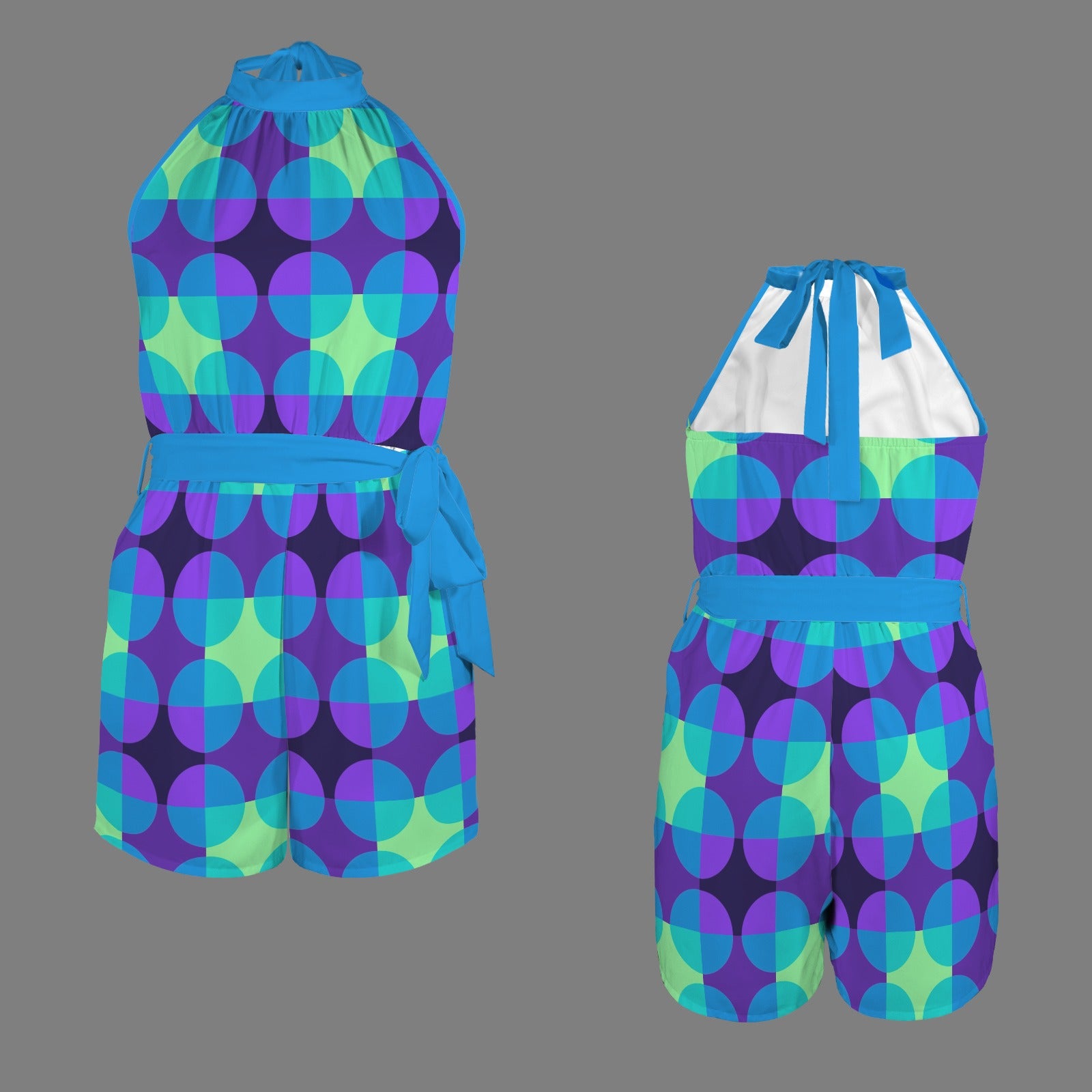 Copenhagen 68 in Blue Summer Romper