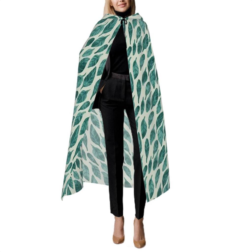 Leaf Drift Light Hooded Cloak