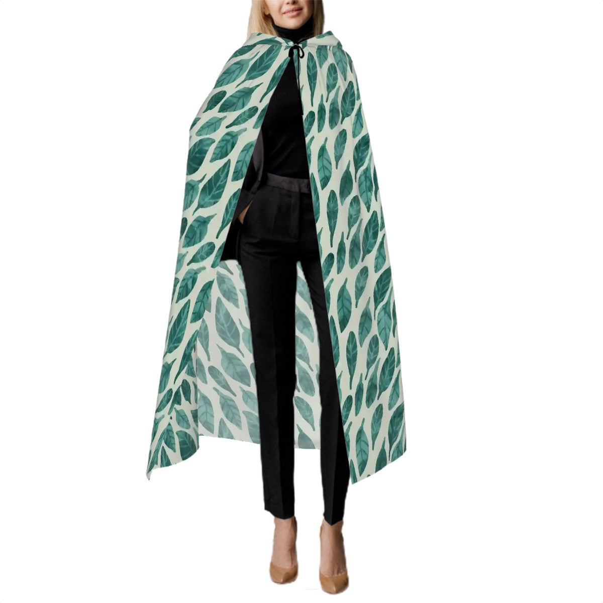 Leaf Drift Light Hooded Cloak