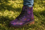 Winding Bloom in Velvet Hex Boots
