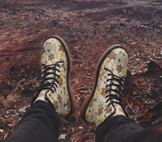 Winding Bloom in Wheatfield Boots