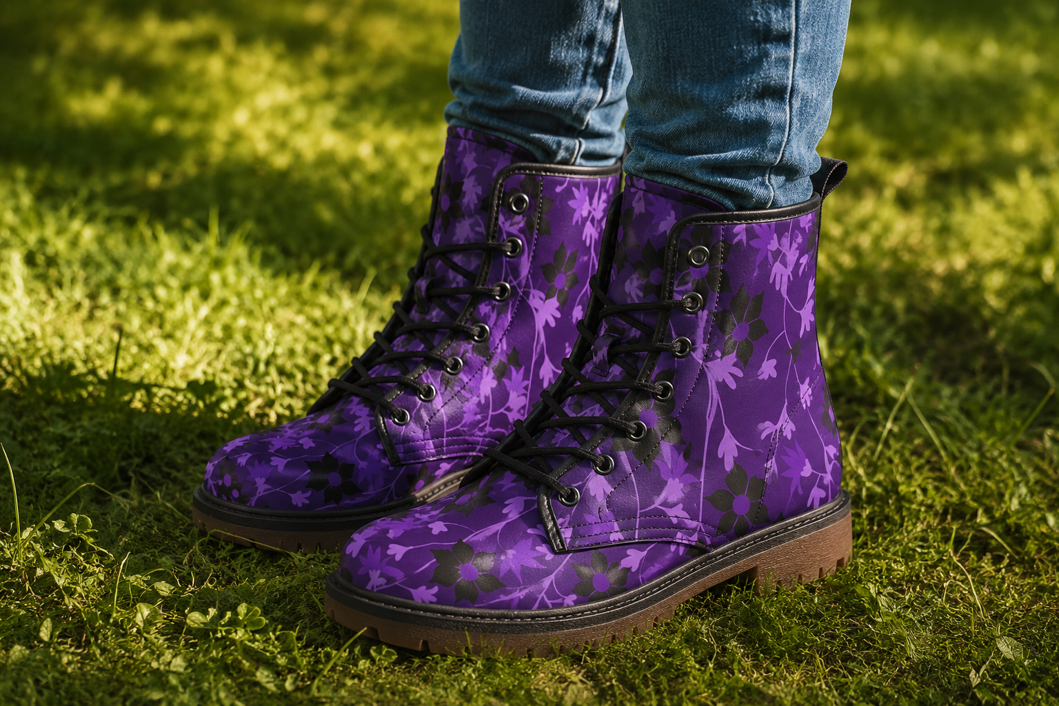 Winding Bloom in Witching Hour Boots