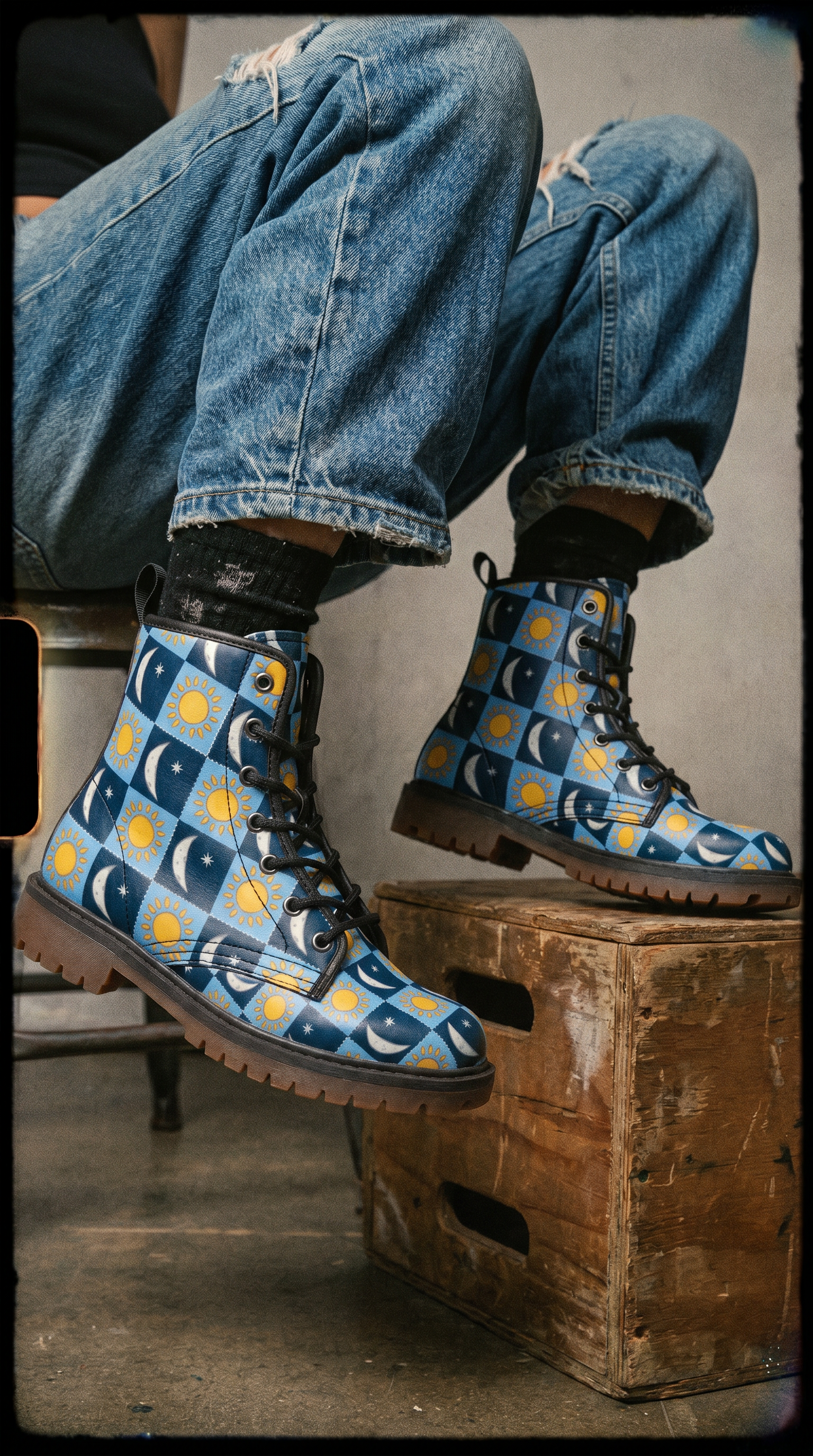 Sun and Moon Boots
