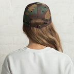 Black dad hat embroidered with the word ‘HAG’ in ornate vintage gothic lettering. Alternative fashion accessory with queer streetwear aesthetic, witchy fashion, sarcastic humor, feminist style, indie fashion, spooky cute apparel, gothic embroidery, punk inspired streetwear, adjustable baseball cap, casual everyday alternative outfit, internet humor fashion, artsy accessory, and edgy statement hat for concerts, festivals, casual wear, and alternative wardrobes.
