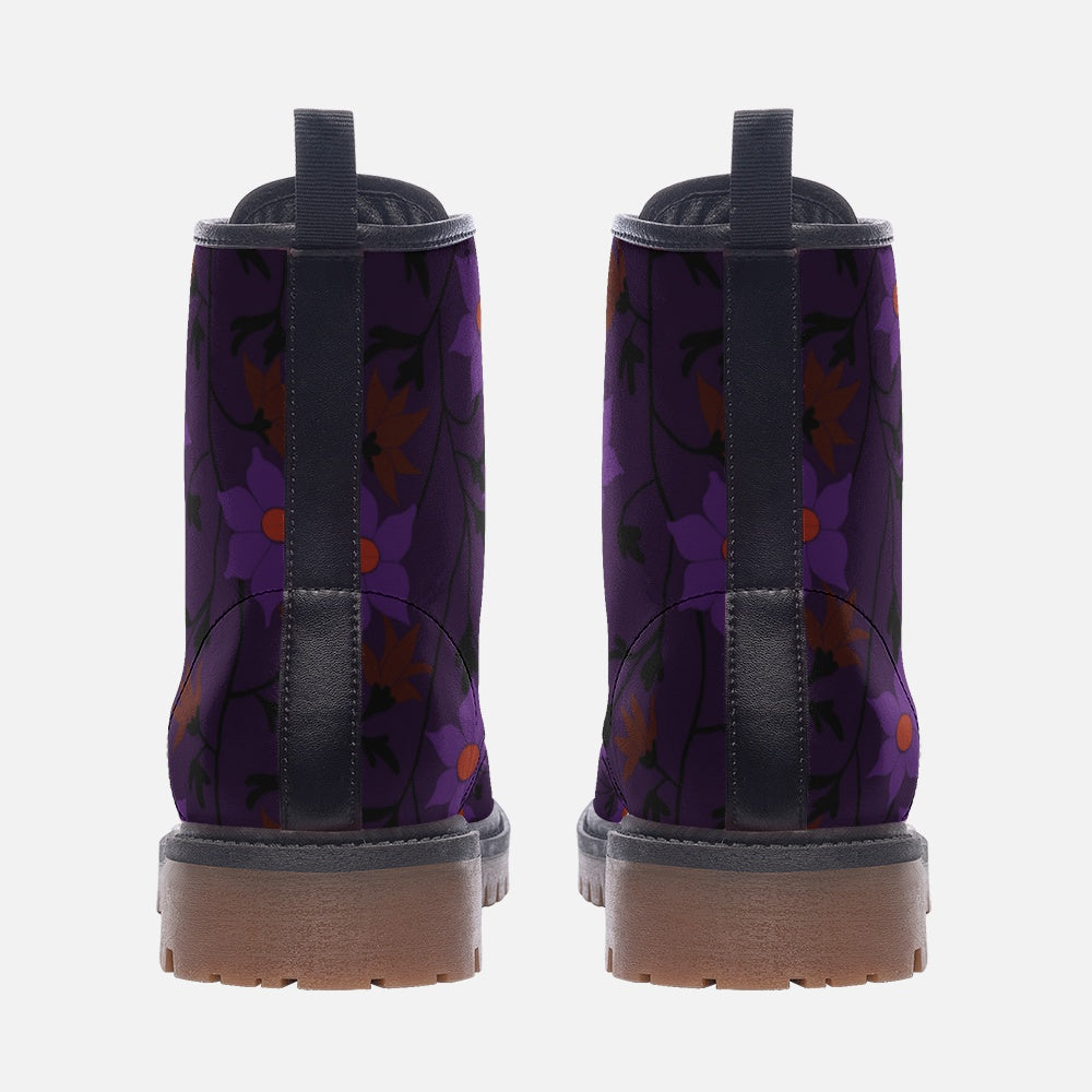 Winding Bloom in Velvet Hex Boots