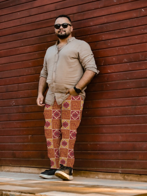 Petal Circut in Mulled Spice Dress Pants