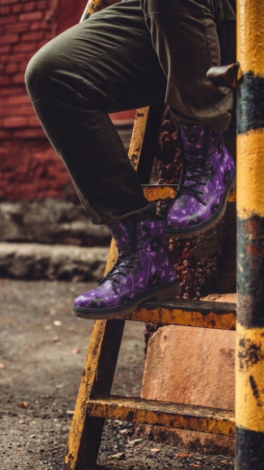 Winding Bloom in Witching Hour Boots