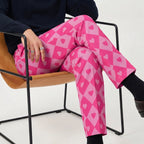Heart Diamond Dress Pants