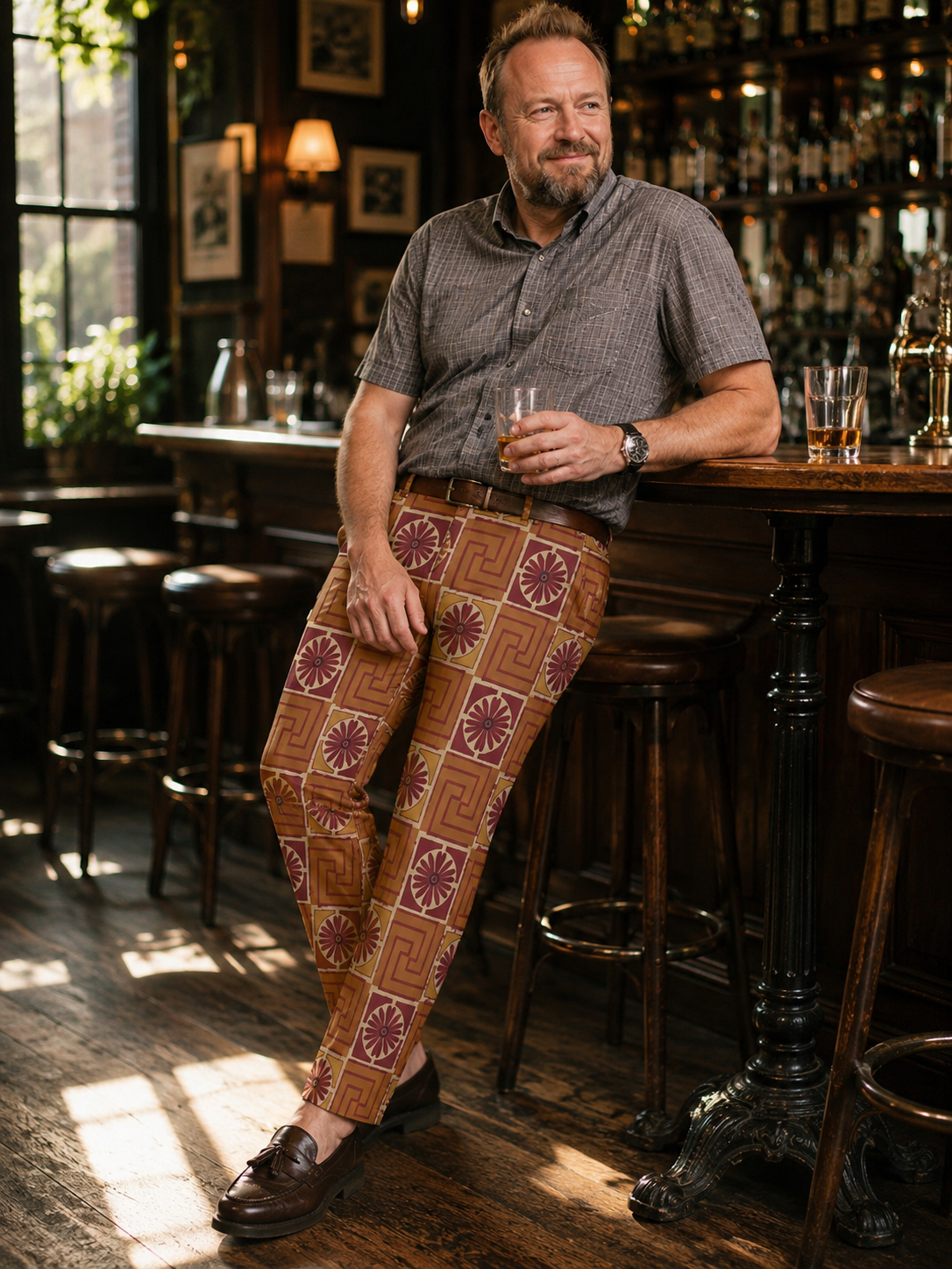 Petal Circut in Mulled Spice Dress Pants