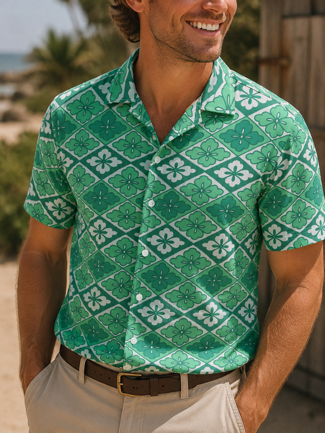 Bloomgrid con camisa de botones Mint Mojito