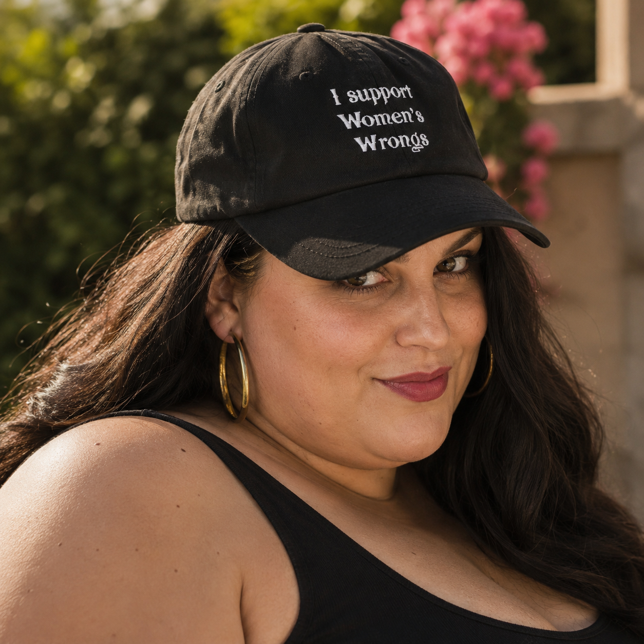 I support Women's Wrongs Dad Hat
