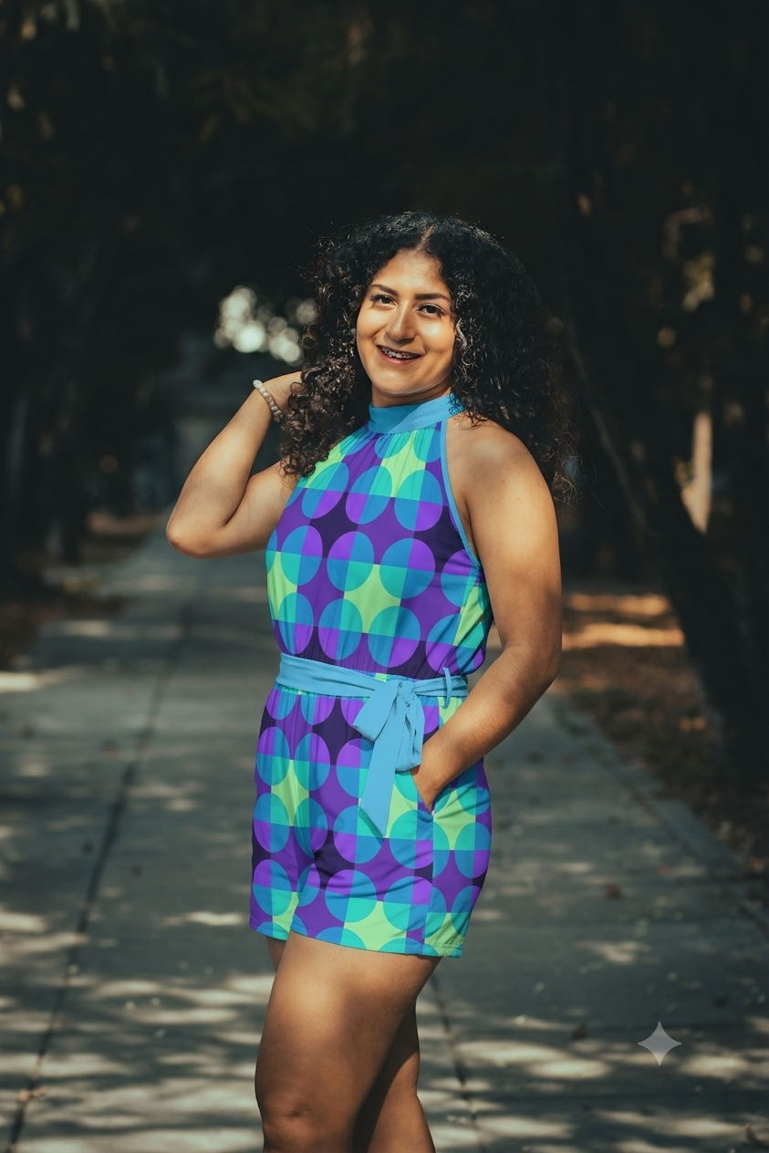 Copenhagen 68 in Blue Summer Romper
