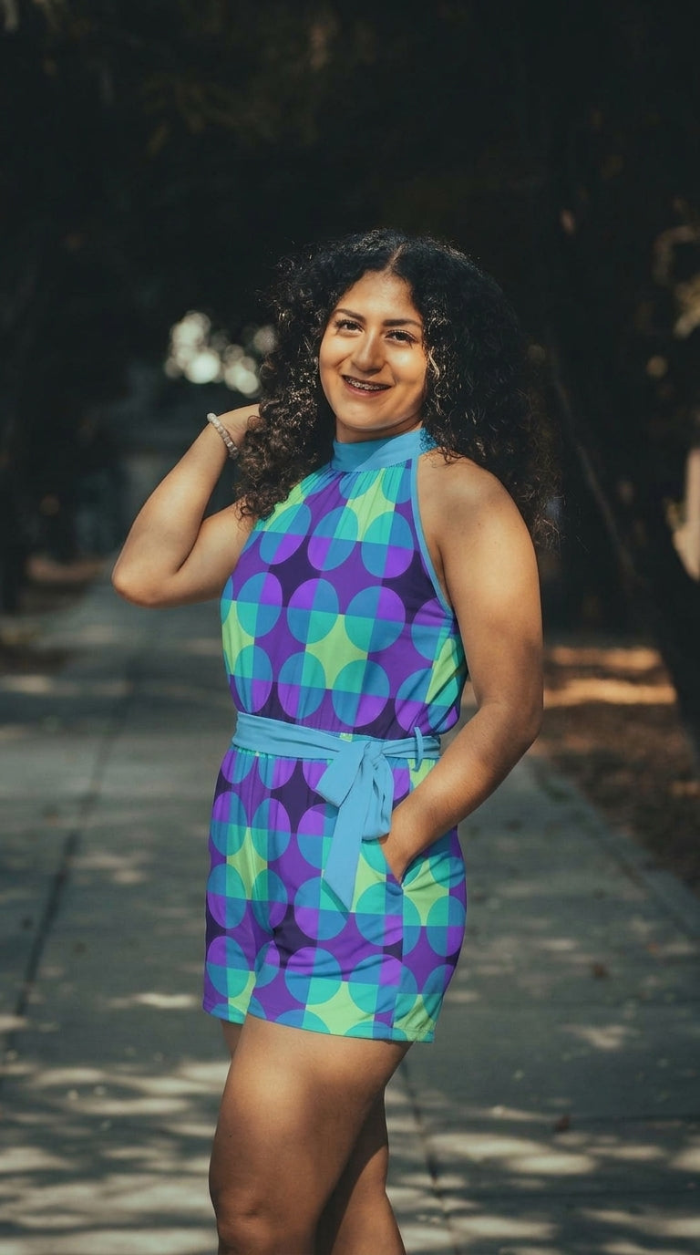 Copenhagen 68 in Blue Summer Romper